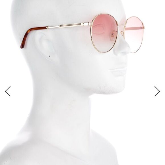 Gucci Sylvie web accented round sunglasses